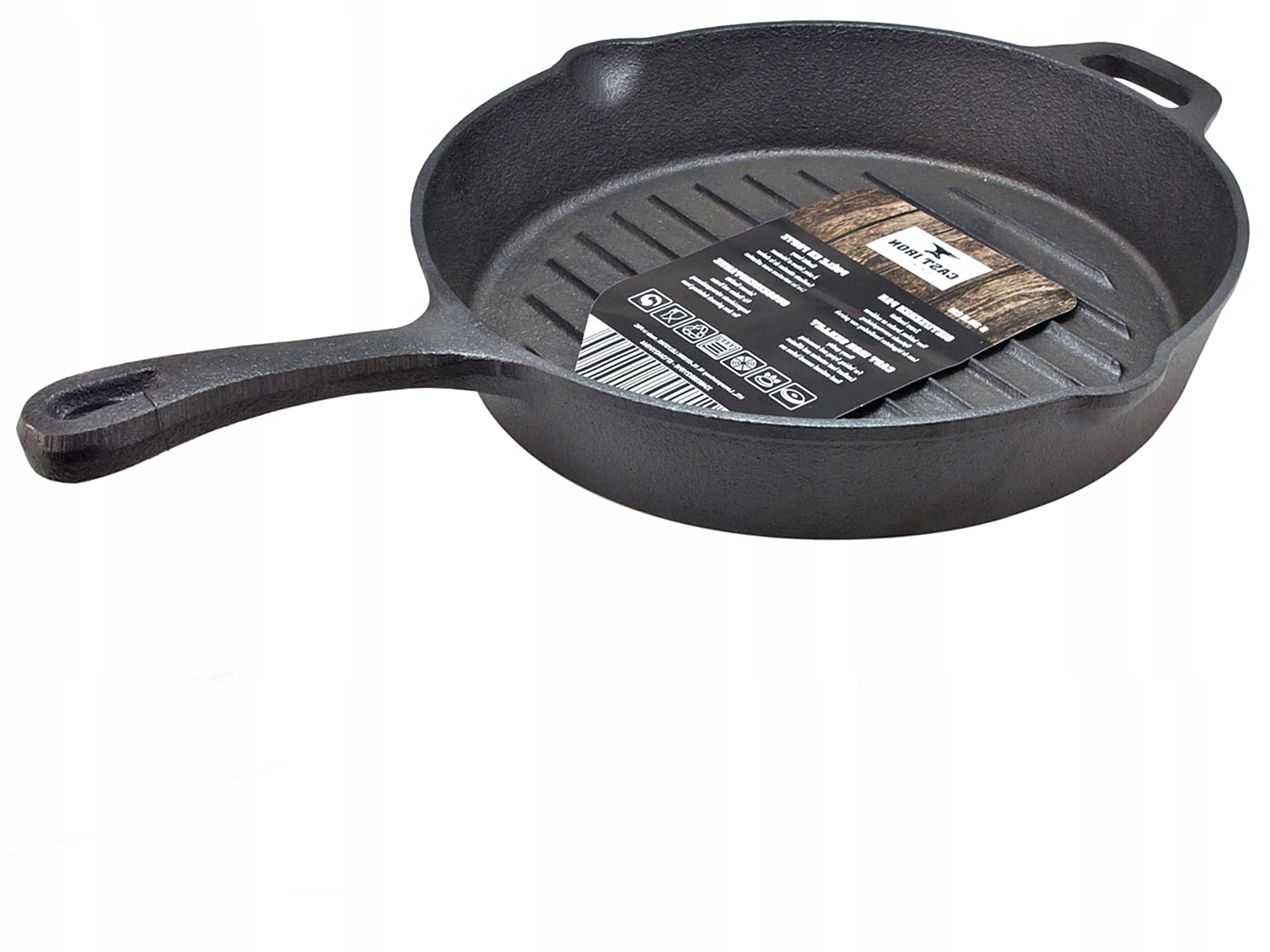 

Żeliwna patelnia okrągła z rączką 26cm Żeliwo