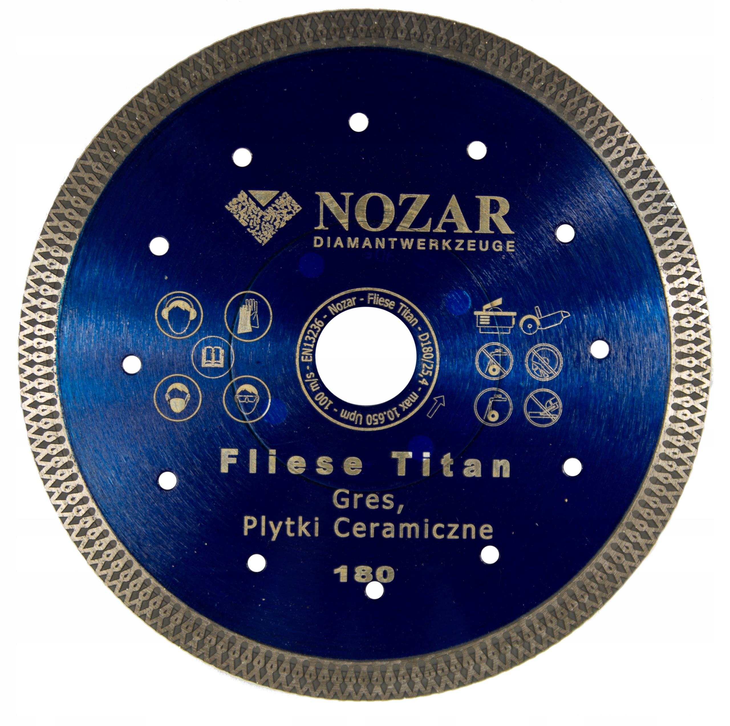Diamantový kotouč Nozar Fliese Titan Premium 180 m