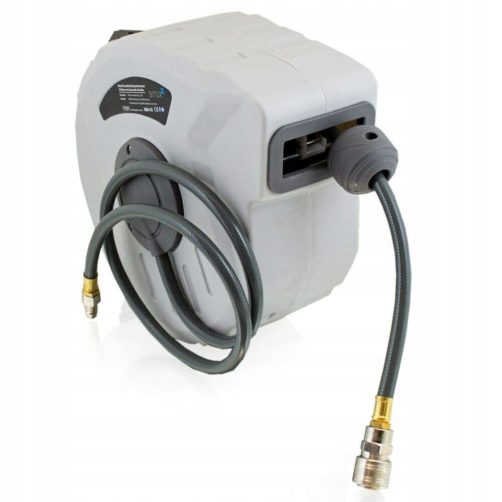 WĄŻ PNEUMATYCZNY NAŚCIENNY BĘBEN AUTO ZWIJAK 15M Marka Bituxx