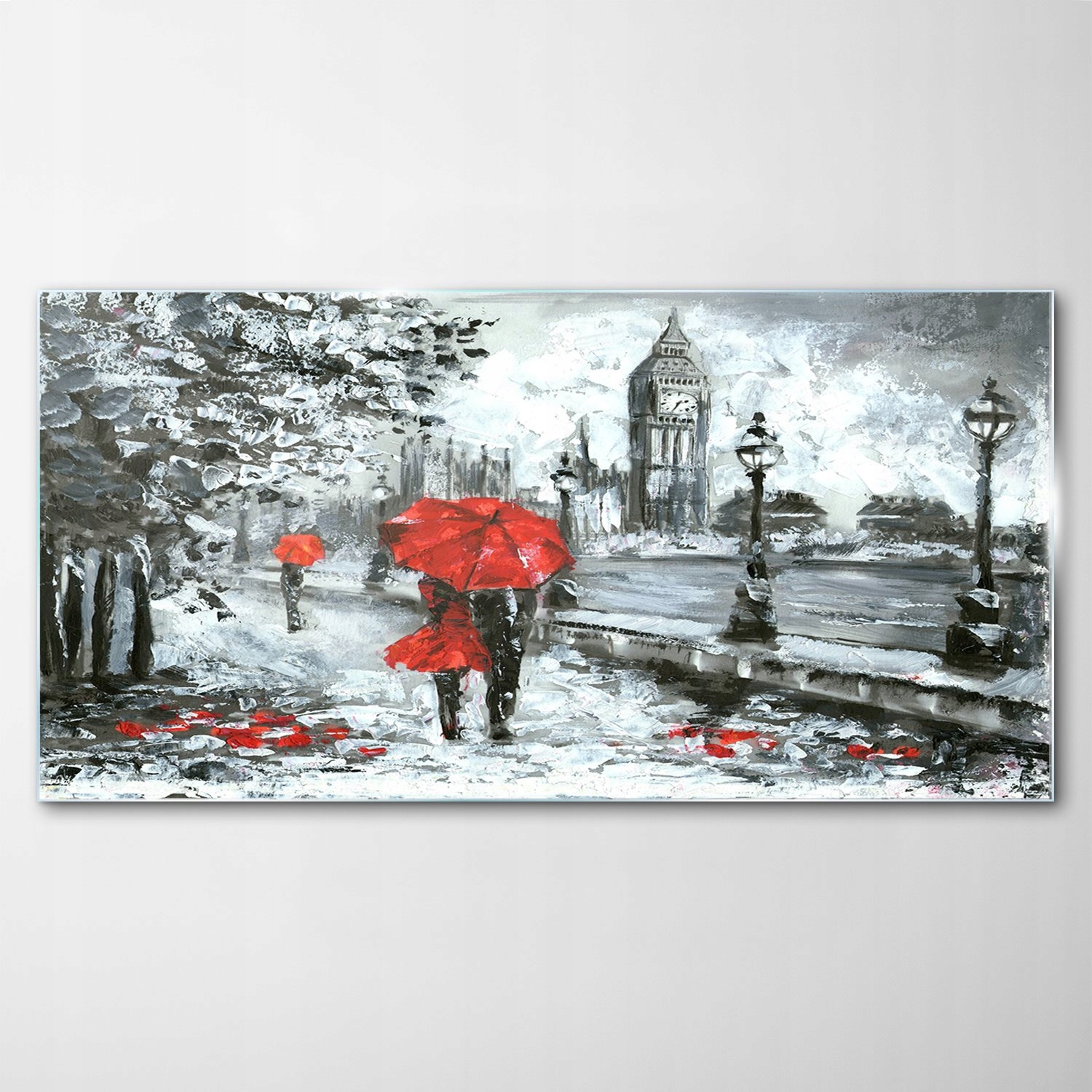 

Obraz Szklany Dekor Parasol Londyn Big Ben 100x50