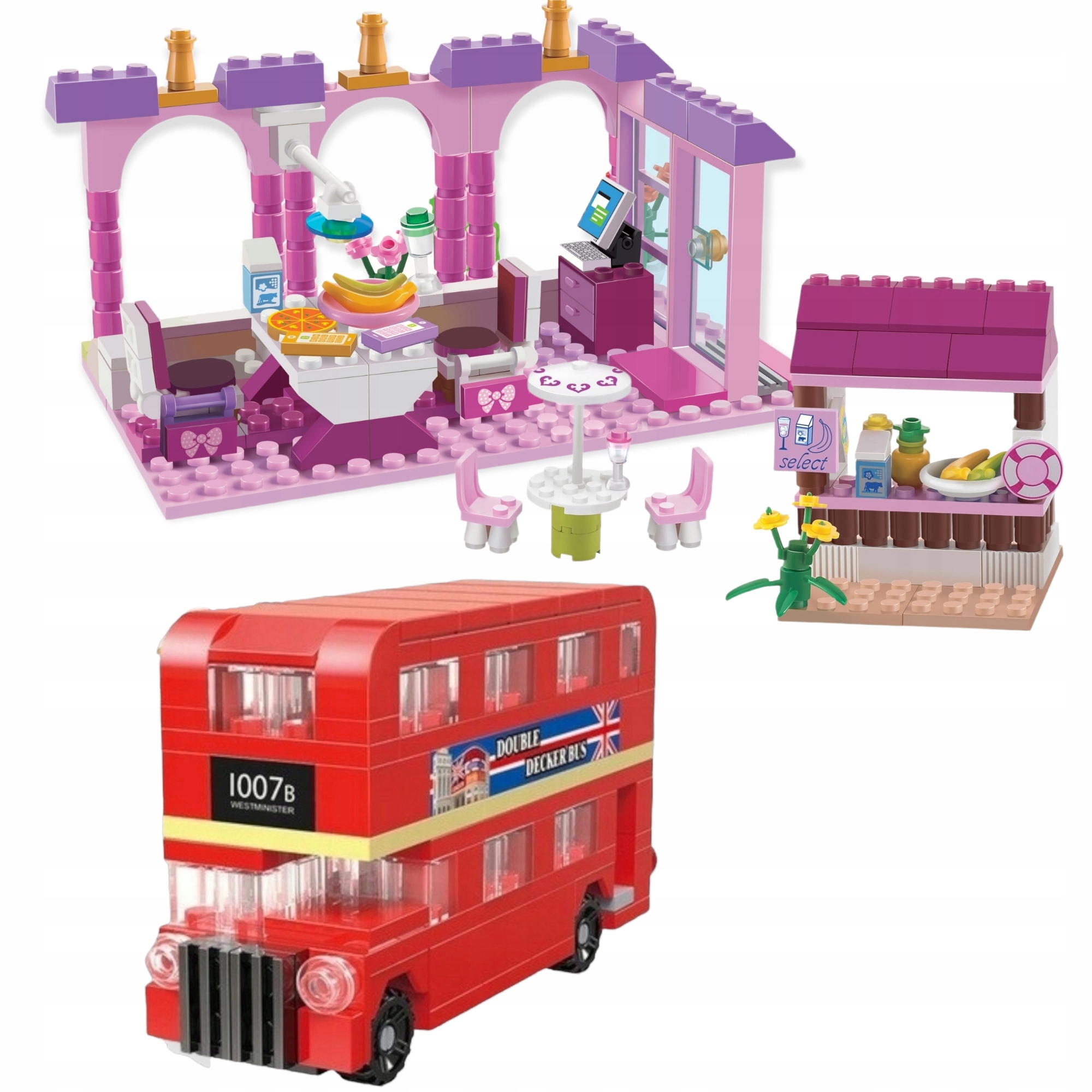 

Klocki Kloksy Kawiarnia Autobus Friends 390 el.