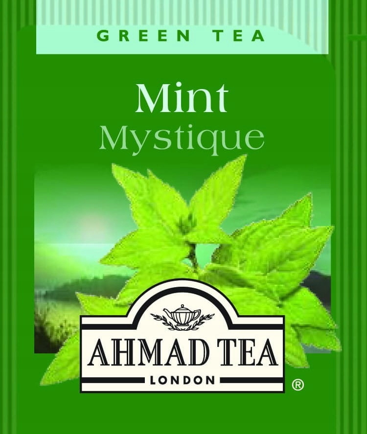 Ahmad Tea Green Tea Mint Mystique zielona herbata miętowa 500 torebek alumi