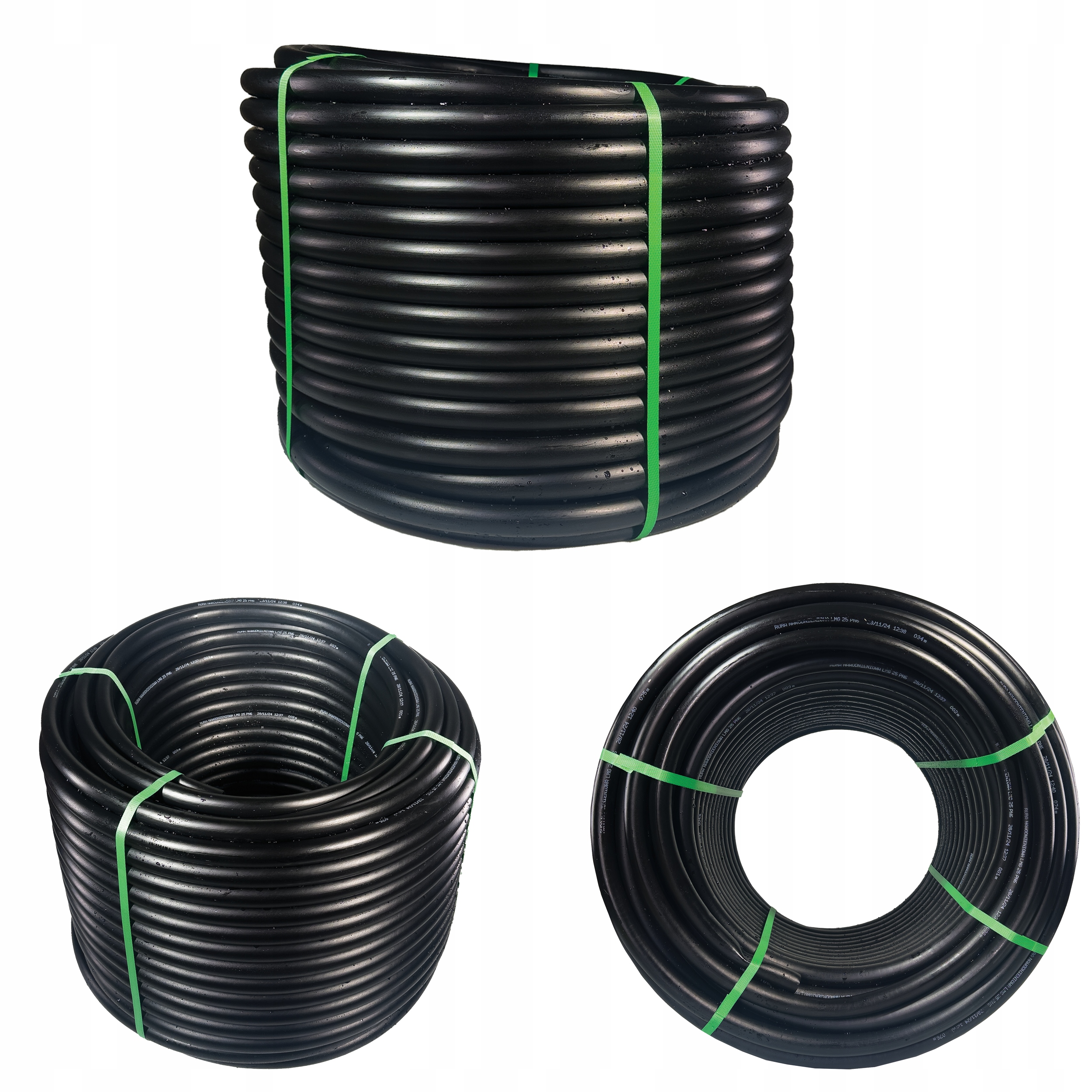 Rura Do Nawadniania Montażowa Irygacyjna Pe 25 50m PN6 25MM Elastyczna