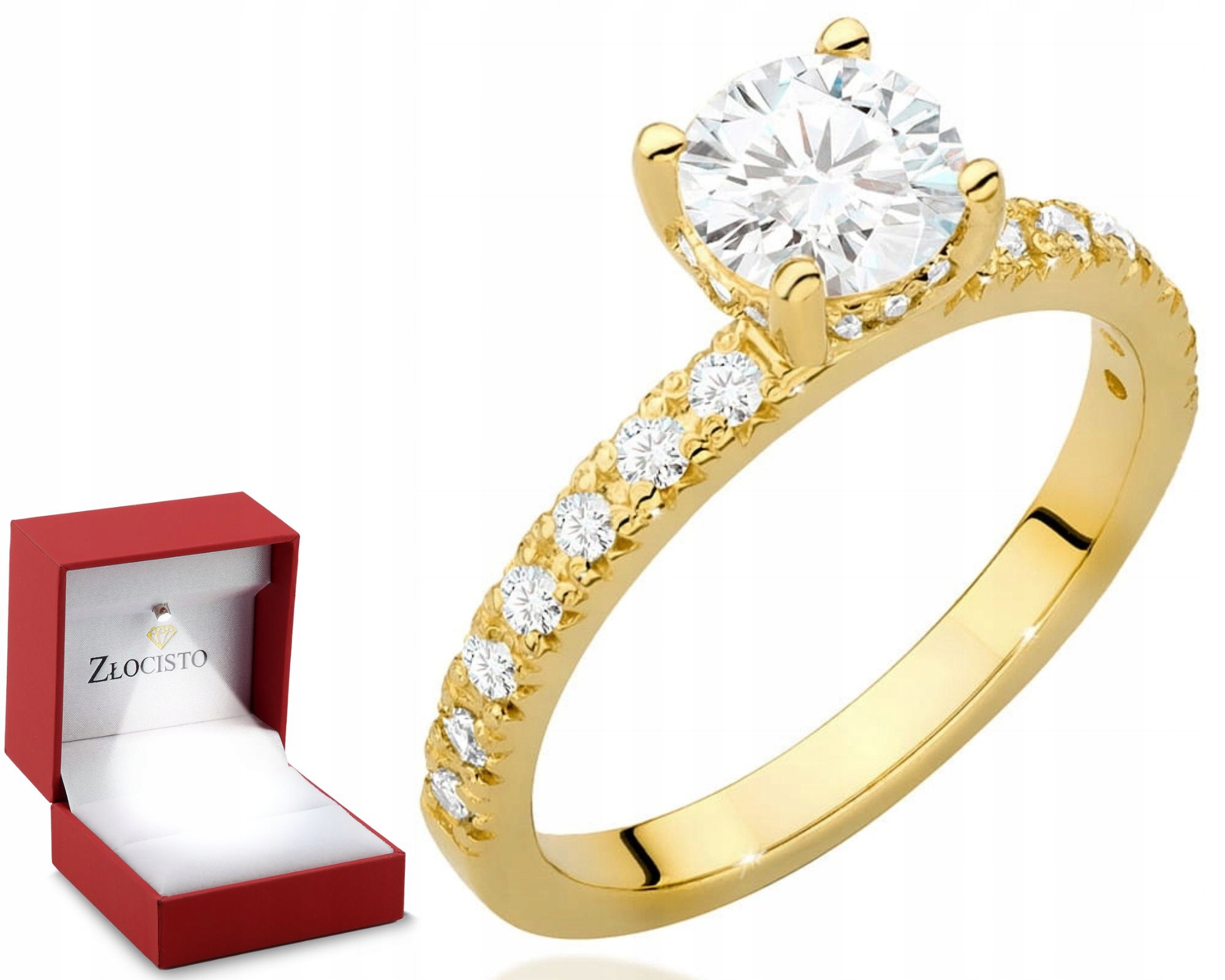 Zlatý Prstýnek S Diamanty 585 Gravírování Bonus