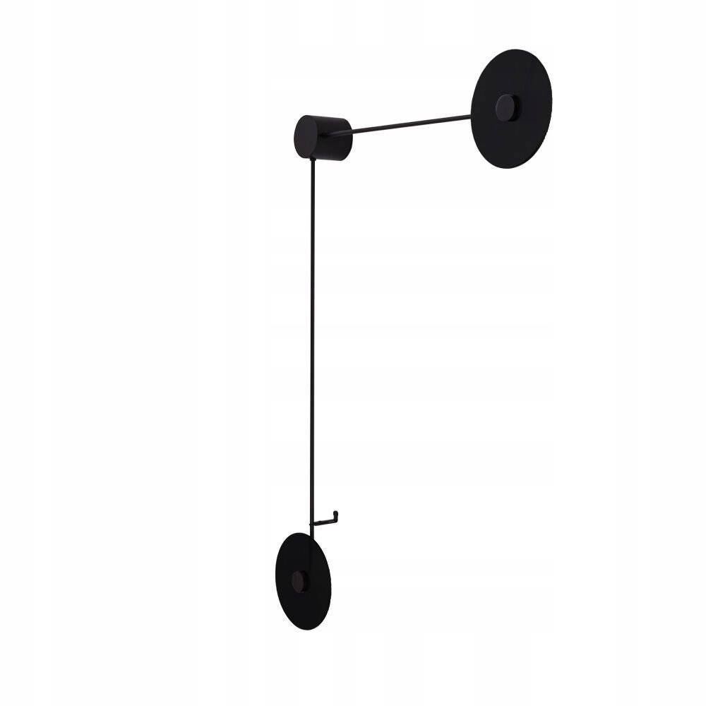 Čierna nástenná lampa v tvare L Furano 4035 Antigo