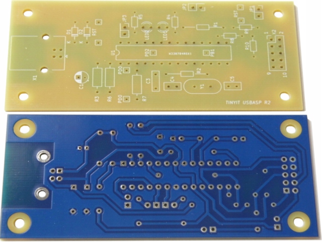 USBASP R2 - płytka PCB