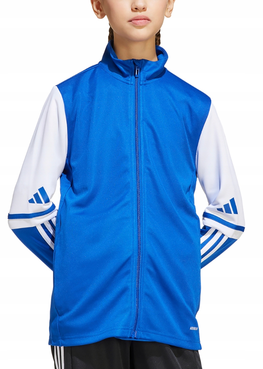 Mikina adidas Dětská rozepínací Squadra 25 Sportovní Fotbalová velikost 116