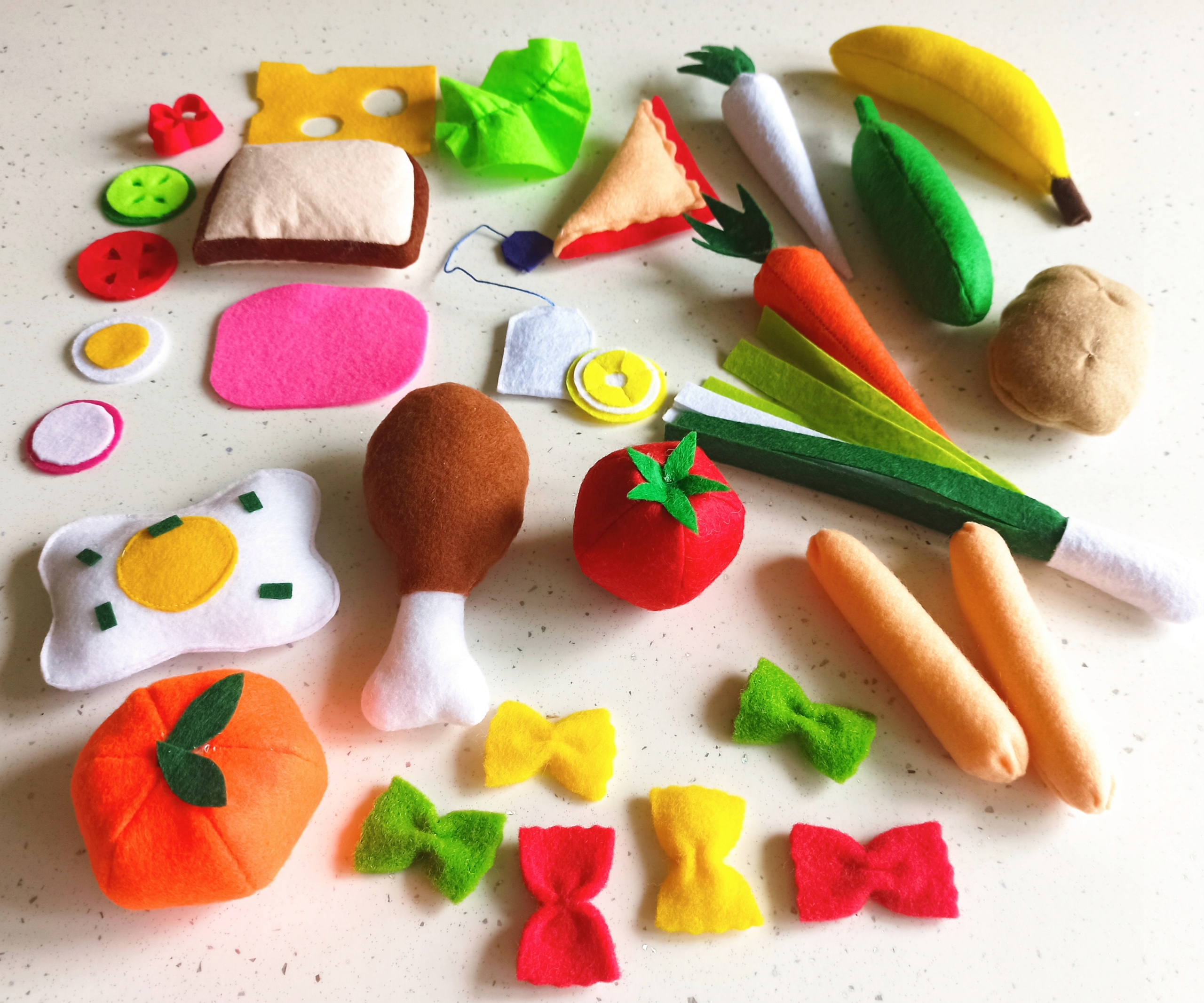 Hračky Pro Děti.snídaně,oběd,večeře Z Plsti