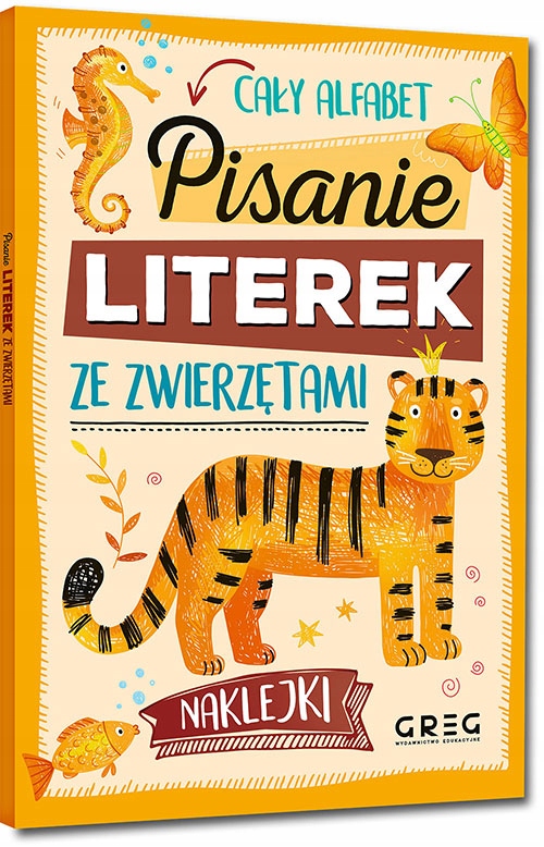

Pisanie Literek Ze Zwierzętami naklejki Alfabet