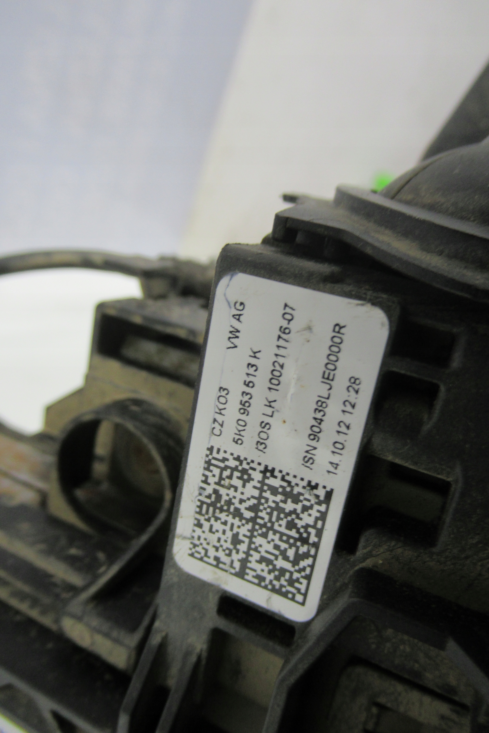 VW GOLF VI+ 12R Colonne de direction Allumage Commandes KPL