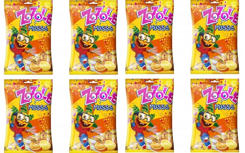 Levně 8x 1kg Zozole pomeranč citron Bonbóny v krabičce