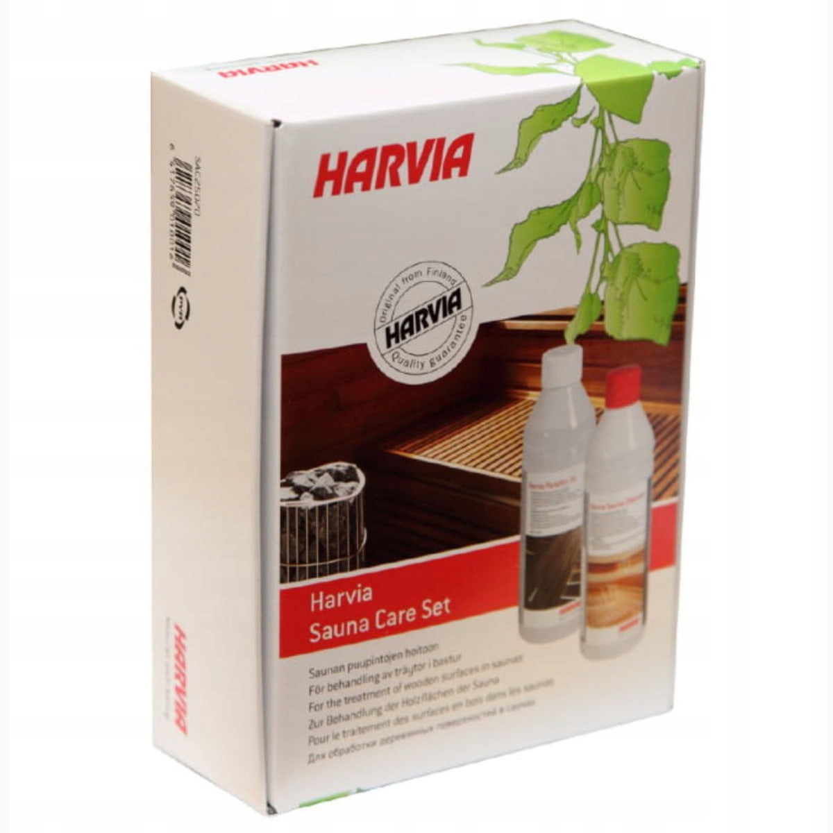 Sada Na Starostlivosť O Čistenie A Impregnáciu Sauny Harvia 2x500ML