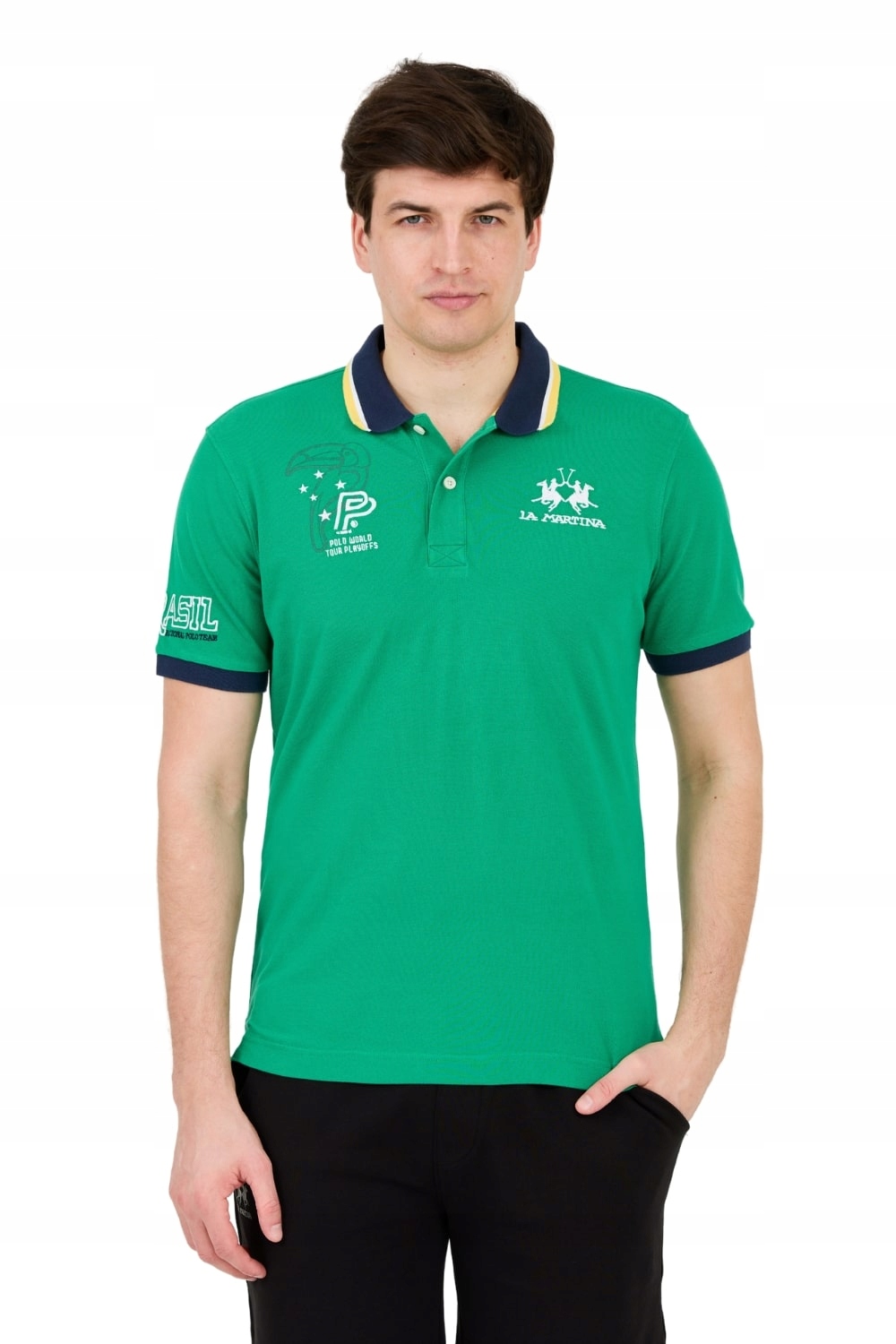 La Martina Zelené polo L