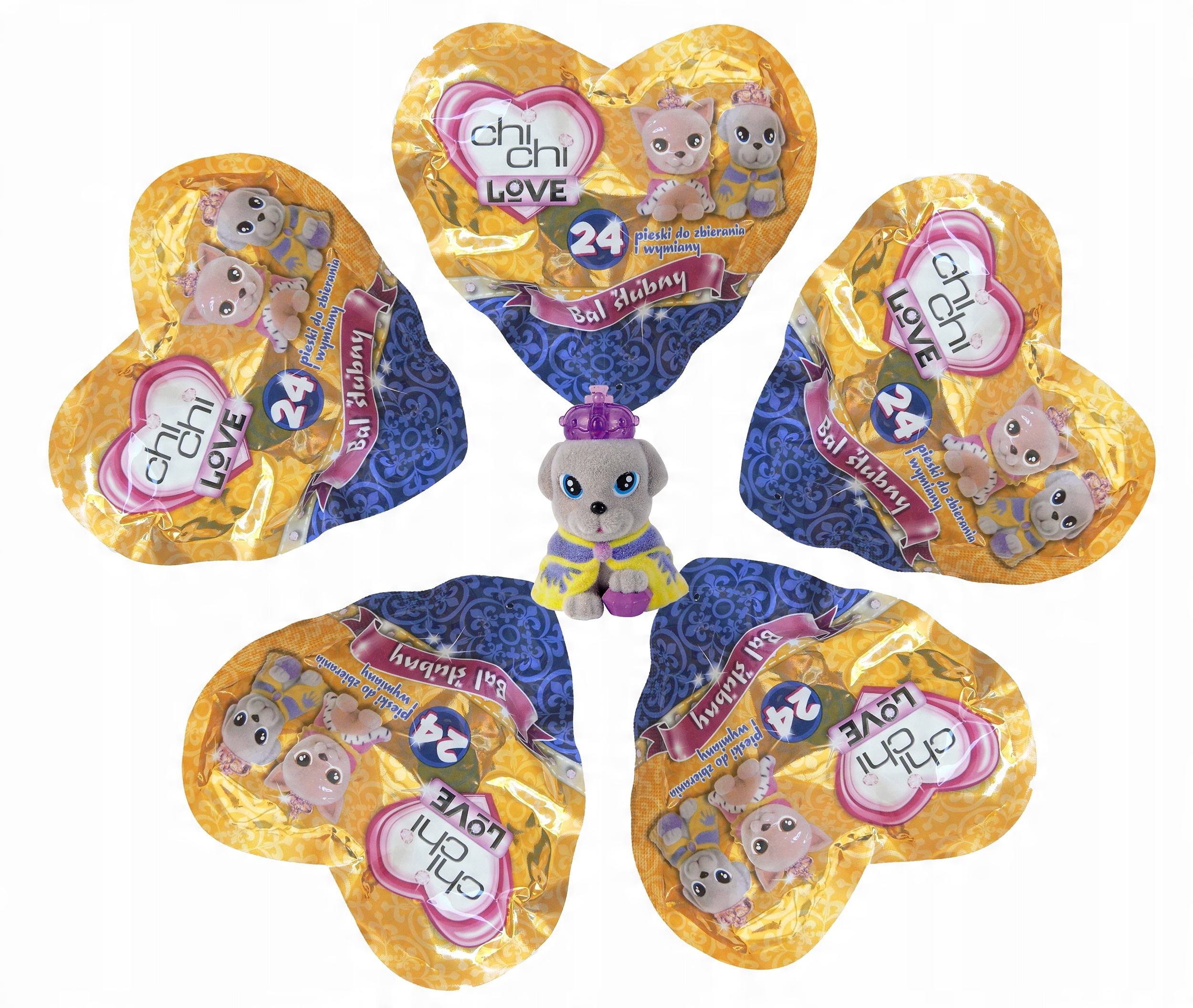 

Chi Chi Love Bal Saszetka Figurka Flokowana x5 Szt