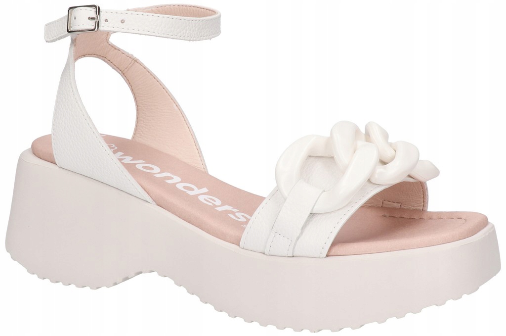 

Sandały Wonders D - 9703 Off łańcuch biały r. 38