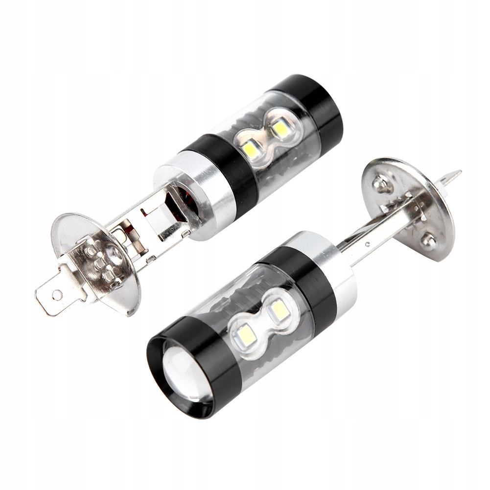 2SZT ŻARÓWKI LED SAMOCHODOWE H1 8000K 12-24V Rodzaj LED
