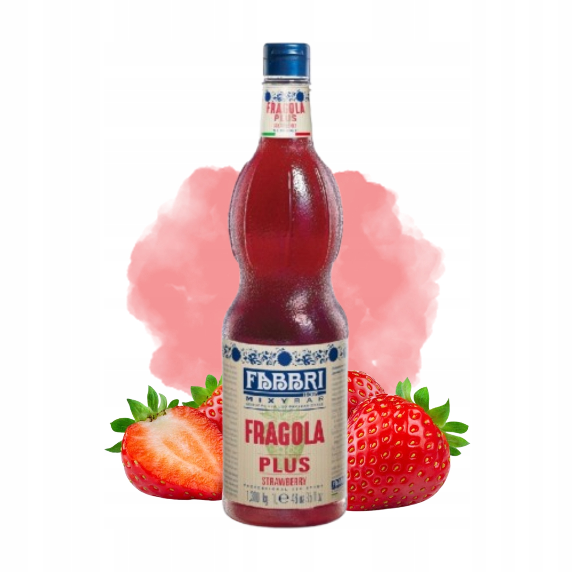 Syrop barmański Truskawka MixyBar Plus Fabbri do drinków 1000ml