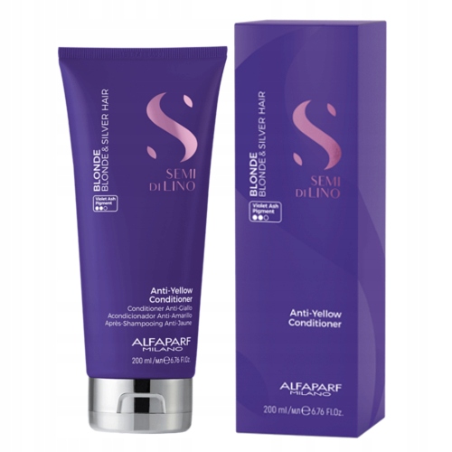 Alfaparf Semi Di Lino Anti-Yellow Kondicionér pro blond vlasy 200 ml