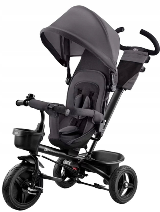 Rowerek trójkołowy Kinderkraft Aveo Szary składany