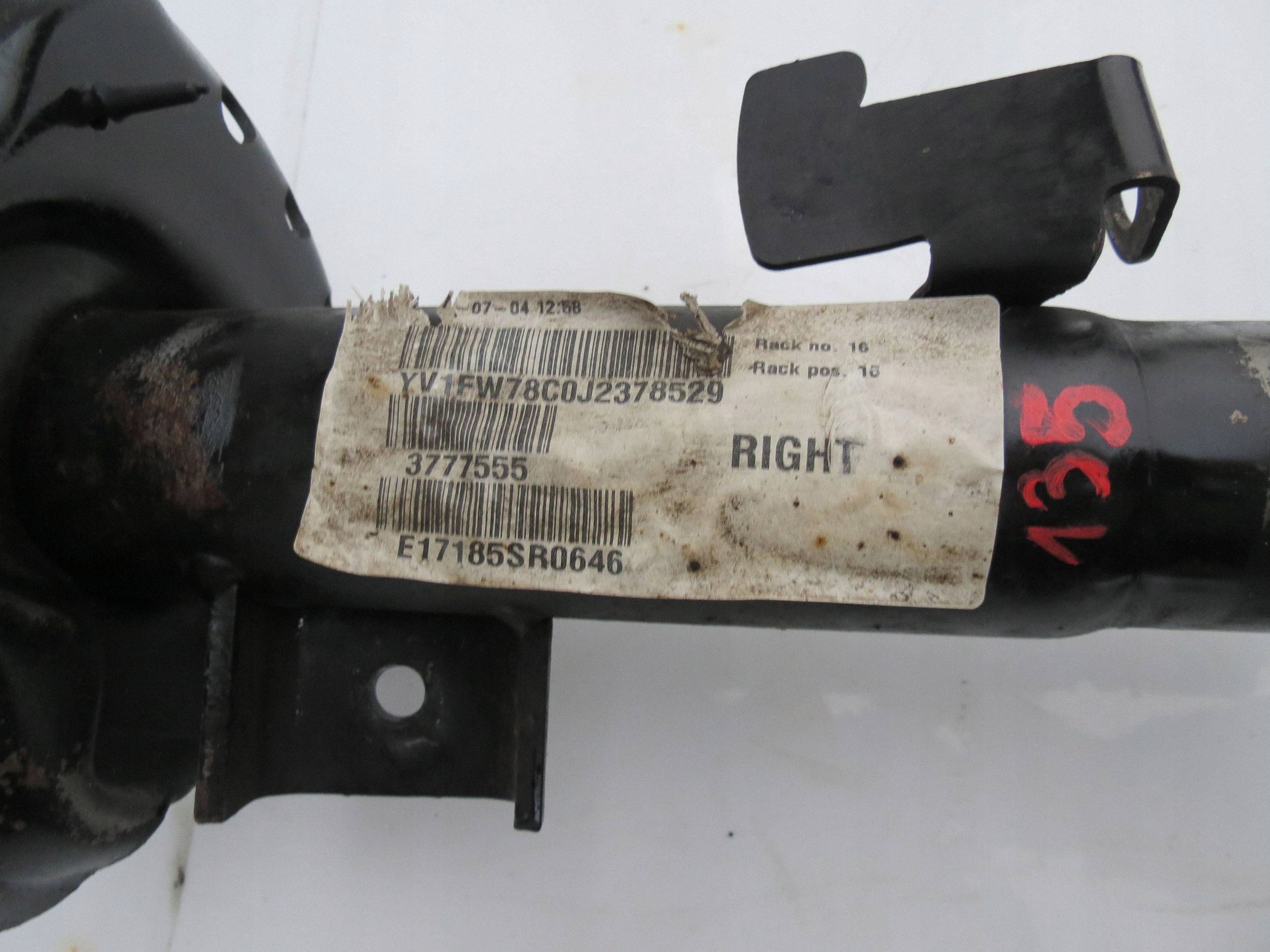 shock absorber right front VOLVO V60 31262896
