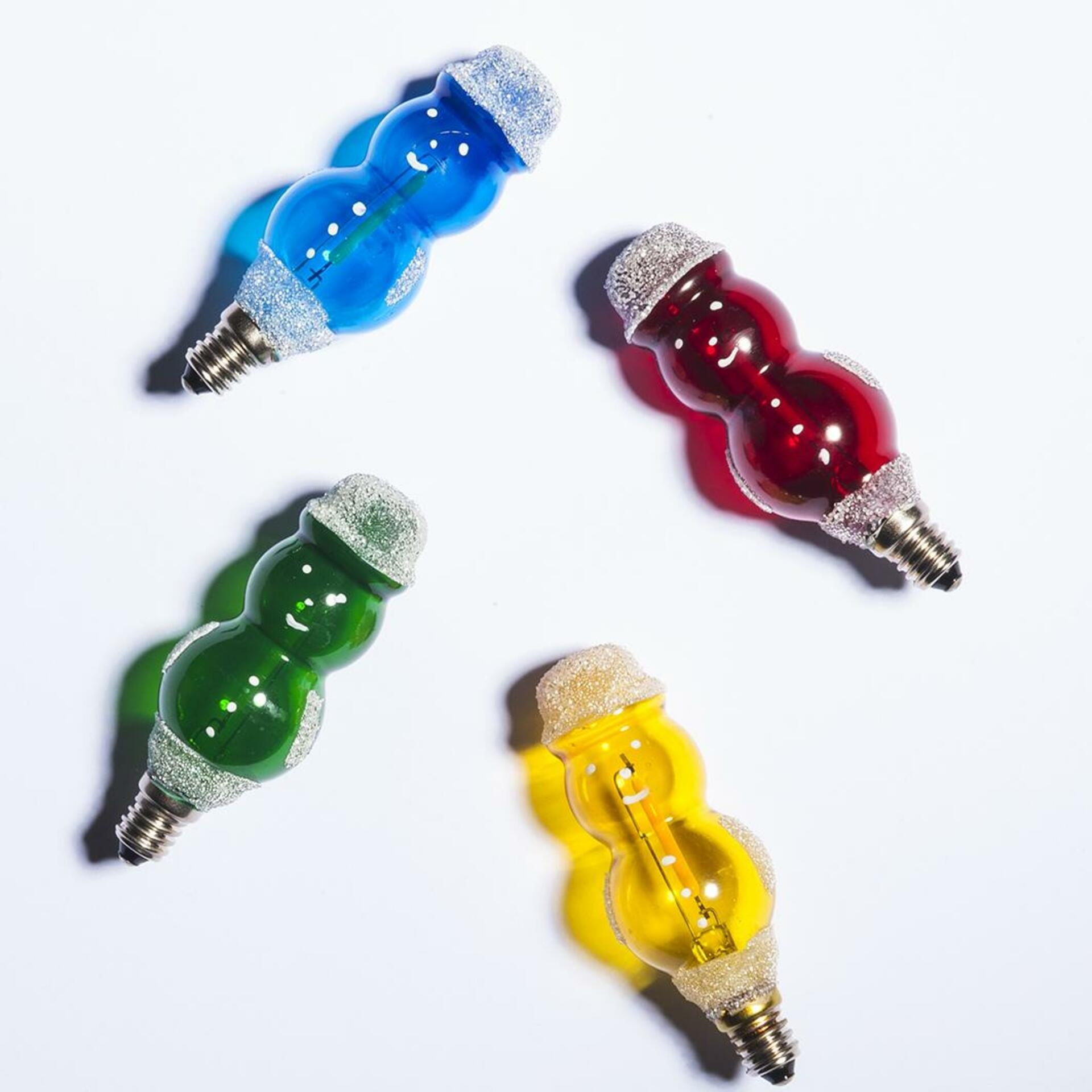 Exihand Led Balenie Snehuliak farebný Filament 20V/0,2W, 36 ks