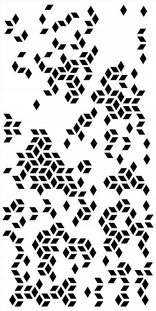 Malířská šablona na omítky 92 cm Architektonický beton Omítka