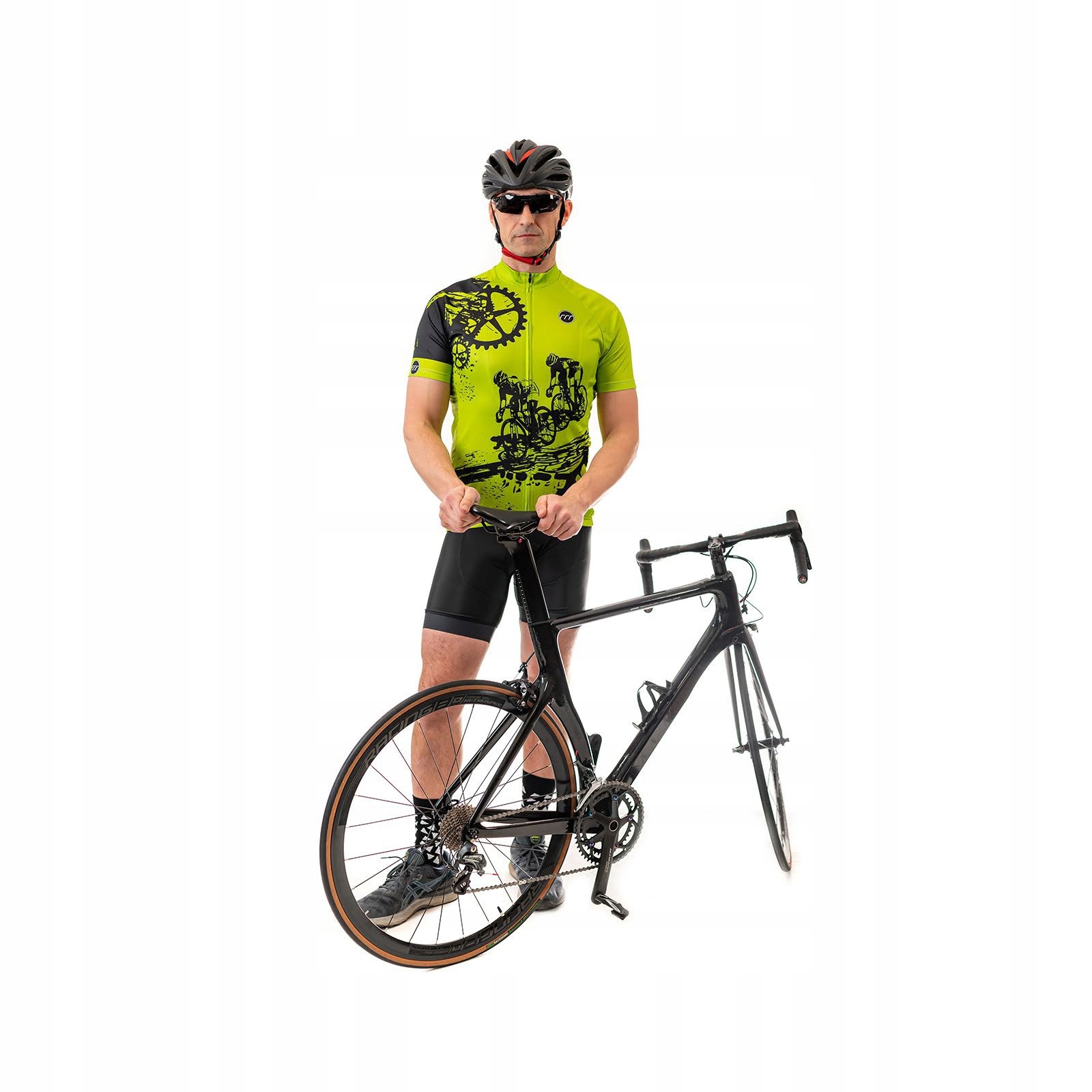 Madani: koszulka rowerowa męska RALLY, r. XL Rękaw krótki rękaw