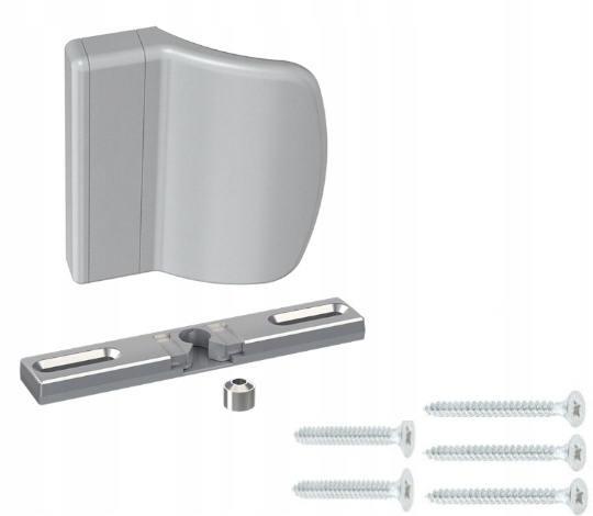 UCHWYT BALKONOWY PALACZA ZATRZASK RUCHOMY SZARY