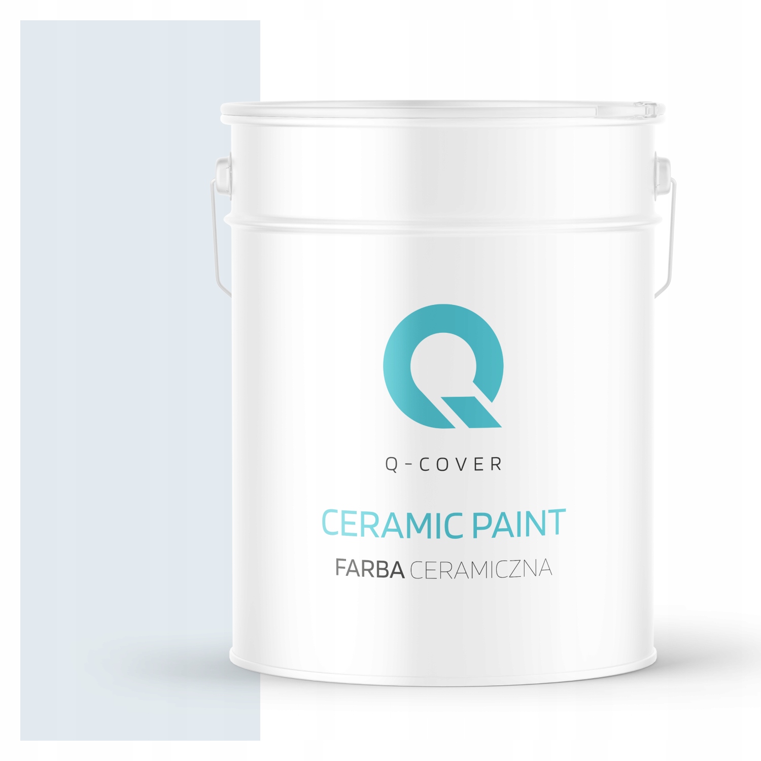 Umývateľná keramická farba na steny stropov 10L Matná farba Biela v Uv modrej farbe