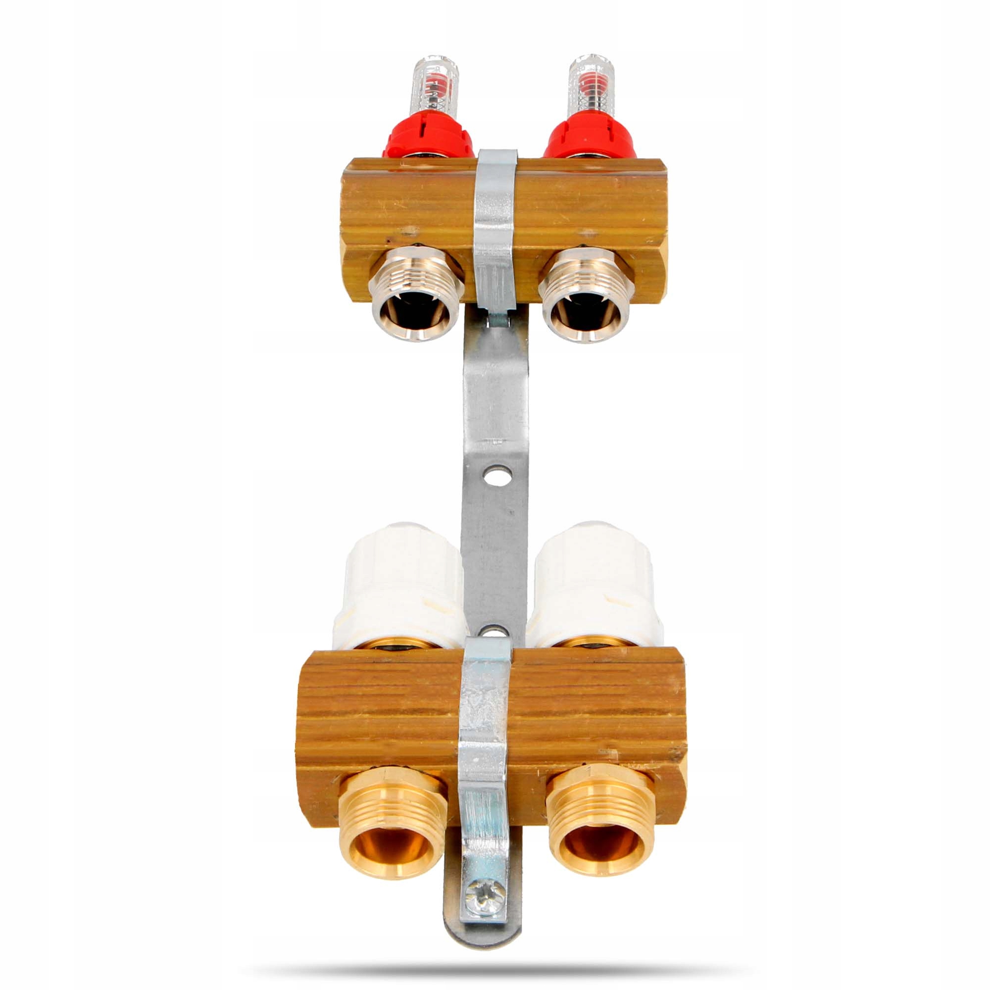 ROZDZIELACZ PODŁOGÓWKI CO Ogrzewania Podłogowego 2 OBWODY Sekcje ROTAMETRY Marka Millto