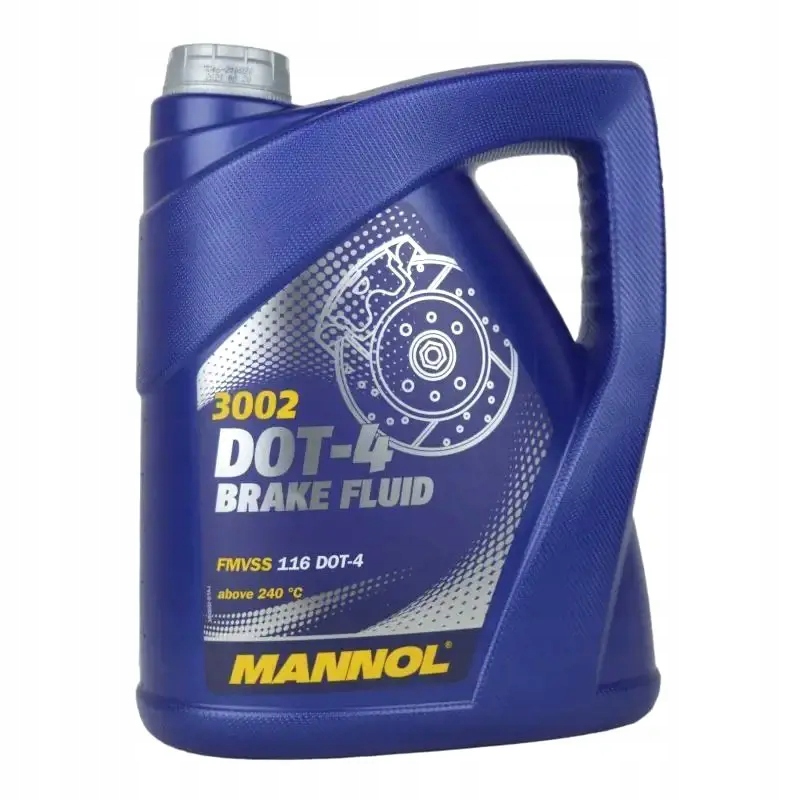 Тормозная жидкость MANNOL DOT-4 3002 5 л