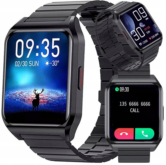 Luxusní Chytré Hodinky Tlak Polské Menu