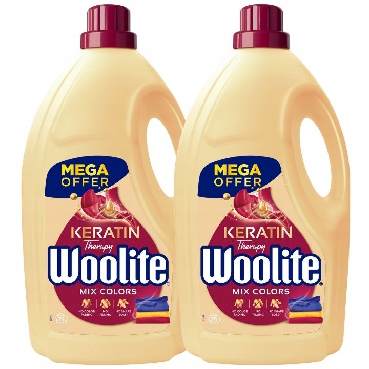 

Woolite Płyn do Prania Color 2x4,5L (150 prań)