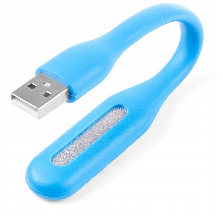 Lampka LED USB gumowa niebieska - Zielona Góra Kod producenta ZD58
