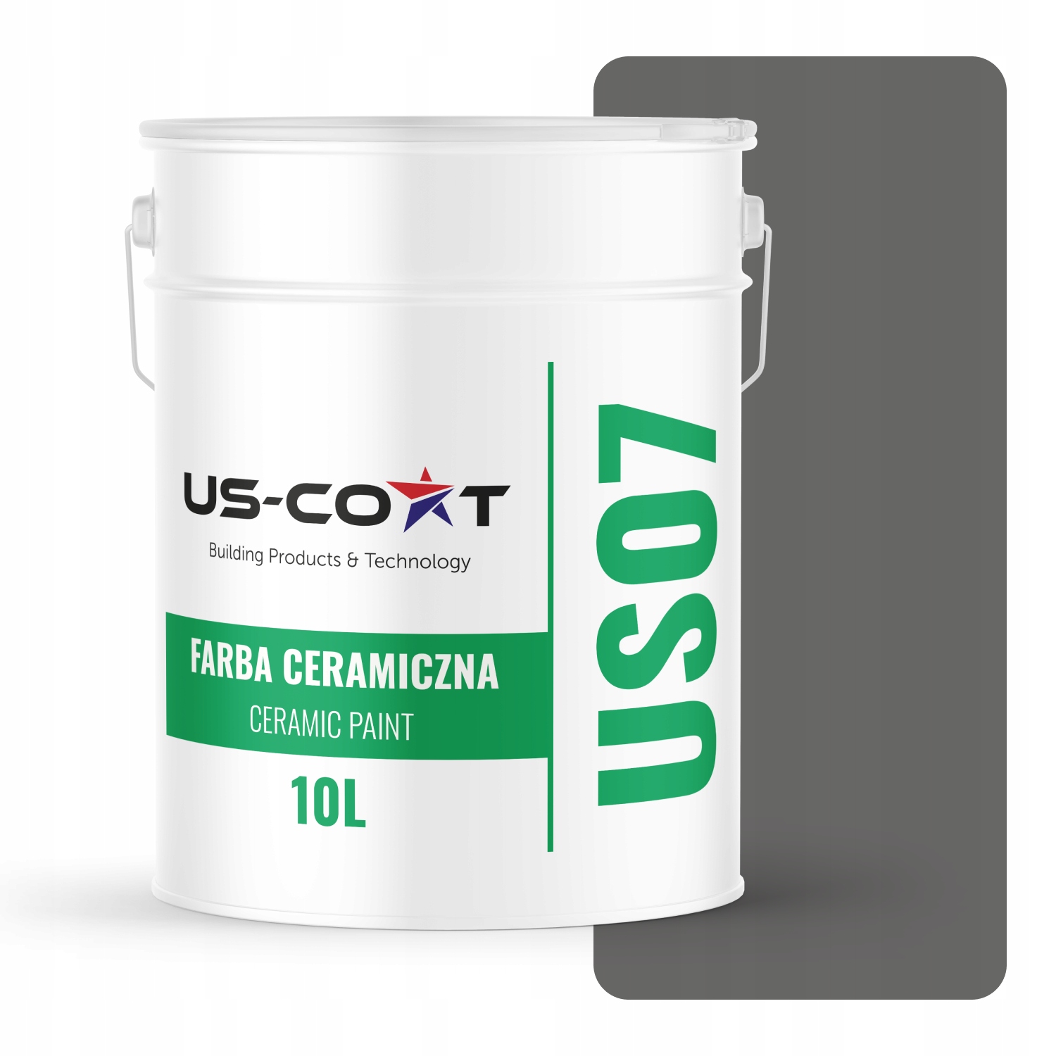 Keramická Farba Na Stenu Grafitová Farba H1213 10L Matná Na Steny Stropov