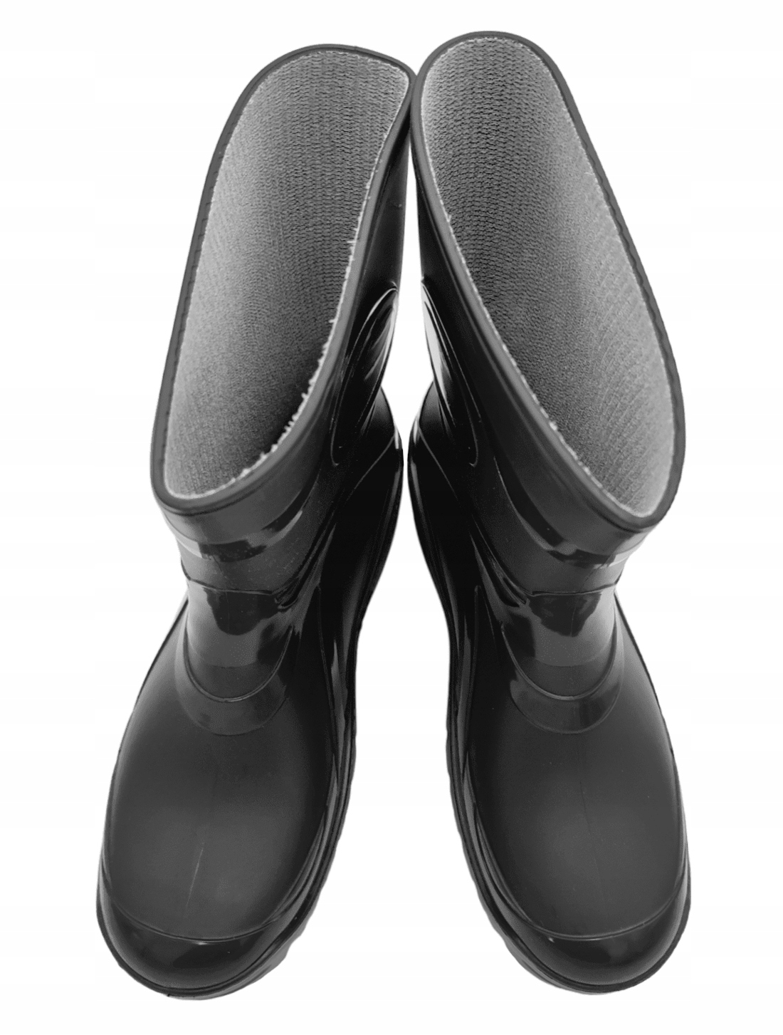 KALOSZE GUMOWCE POLSKIE MĘSKIE YOUNG 2 BLACK DEMAR 40 Zapięcie wsuwane