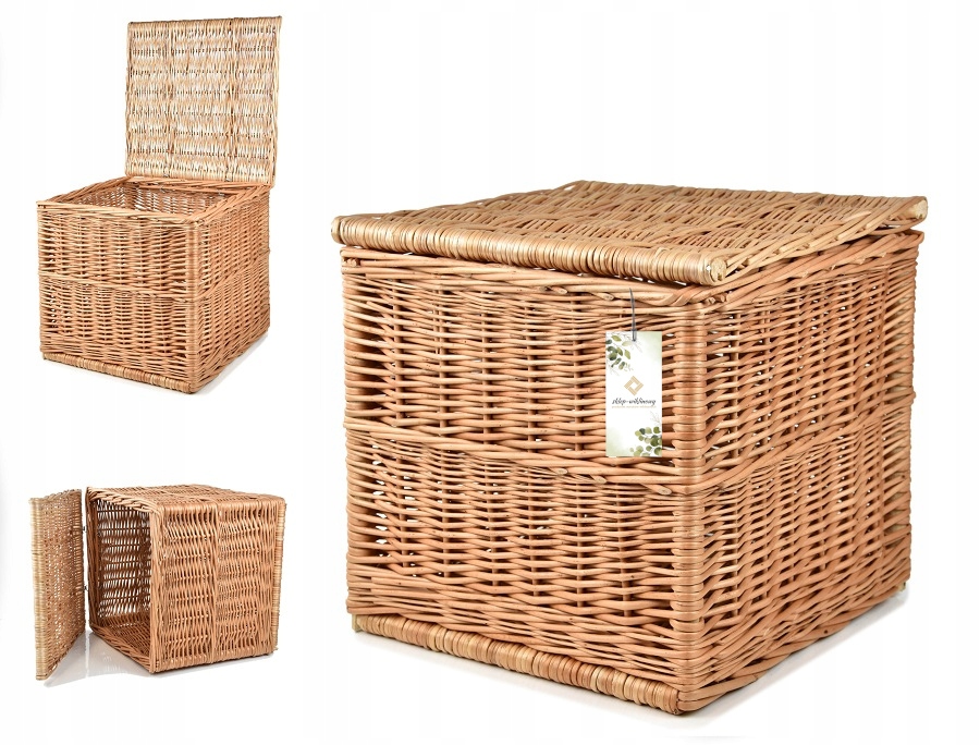 Kufřík Proutěný box Kontejner na hračky Koš 30 cm