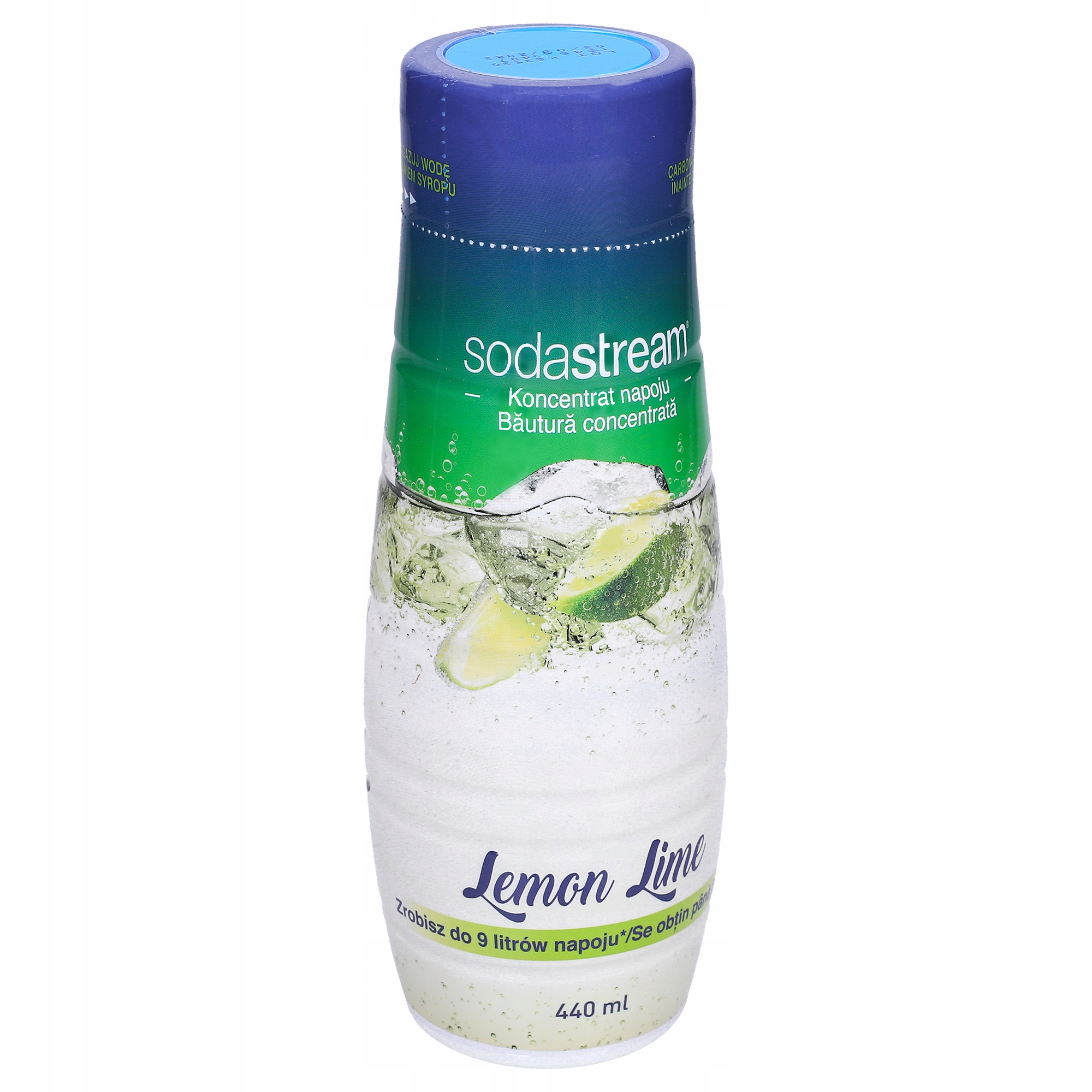 SODASTREAM szirup-koncentrátum LEMON LIME SZATURÁTORHOZ 440 ml 9 L