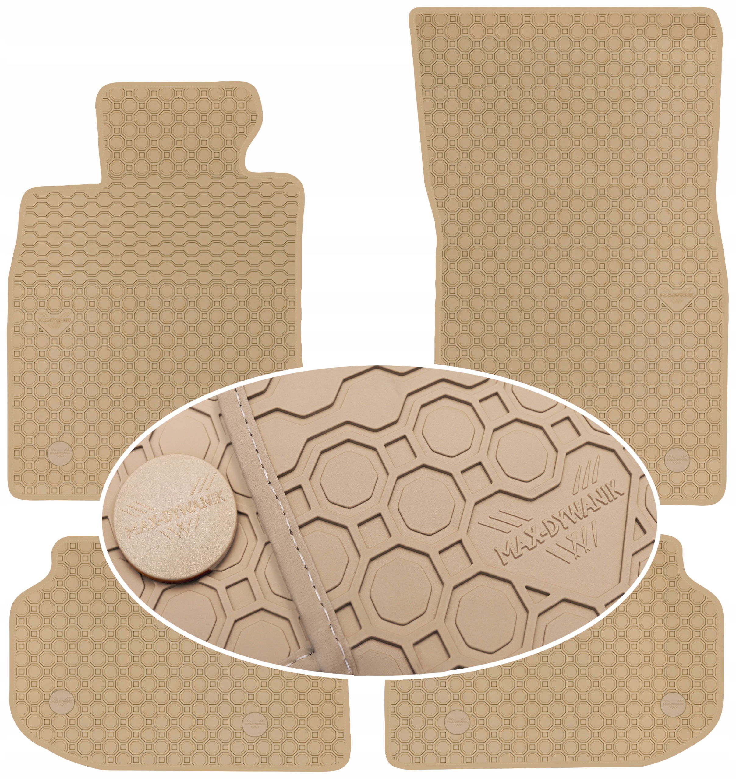 Bmw 5 F10 F11 2010-2013 Koberce Béžové