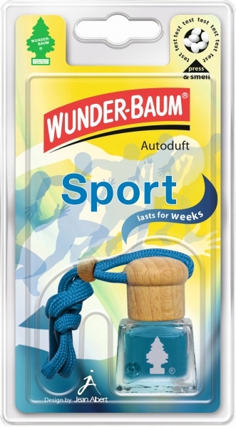 WUNDER BAUM BOTTLE ZAPACH DO AUTA SPORT Rodzaj zawieszki