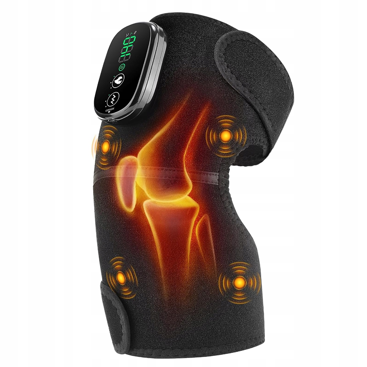 Masażer Kolana Rehabilitacyjny Barku Podgrzewany Na Kolano Bezprzewodowy