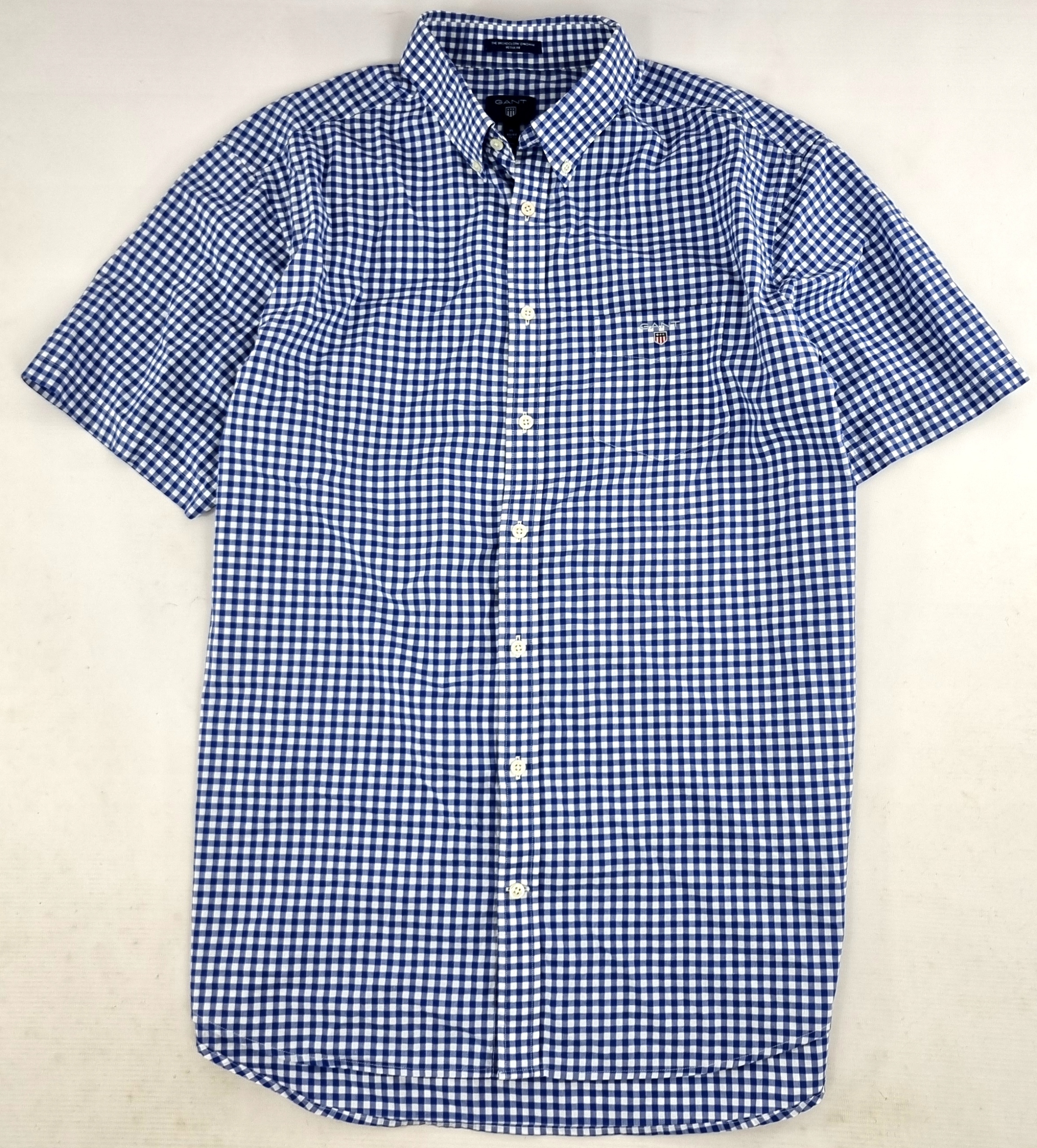 Gant Niebieska rozpinana Koszula Koszulka XL