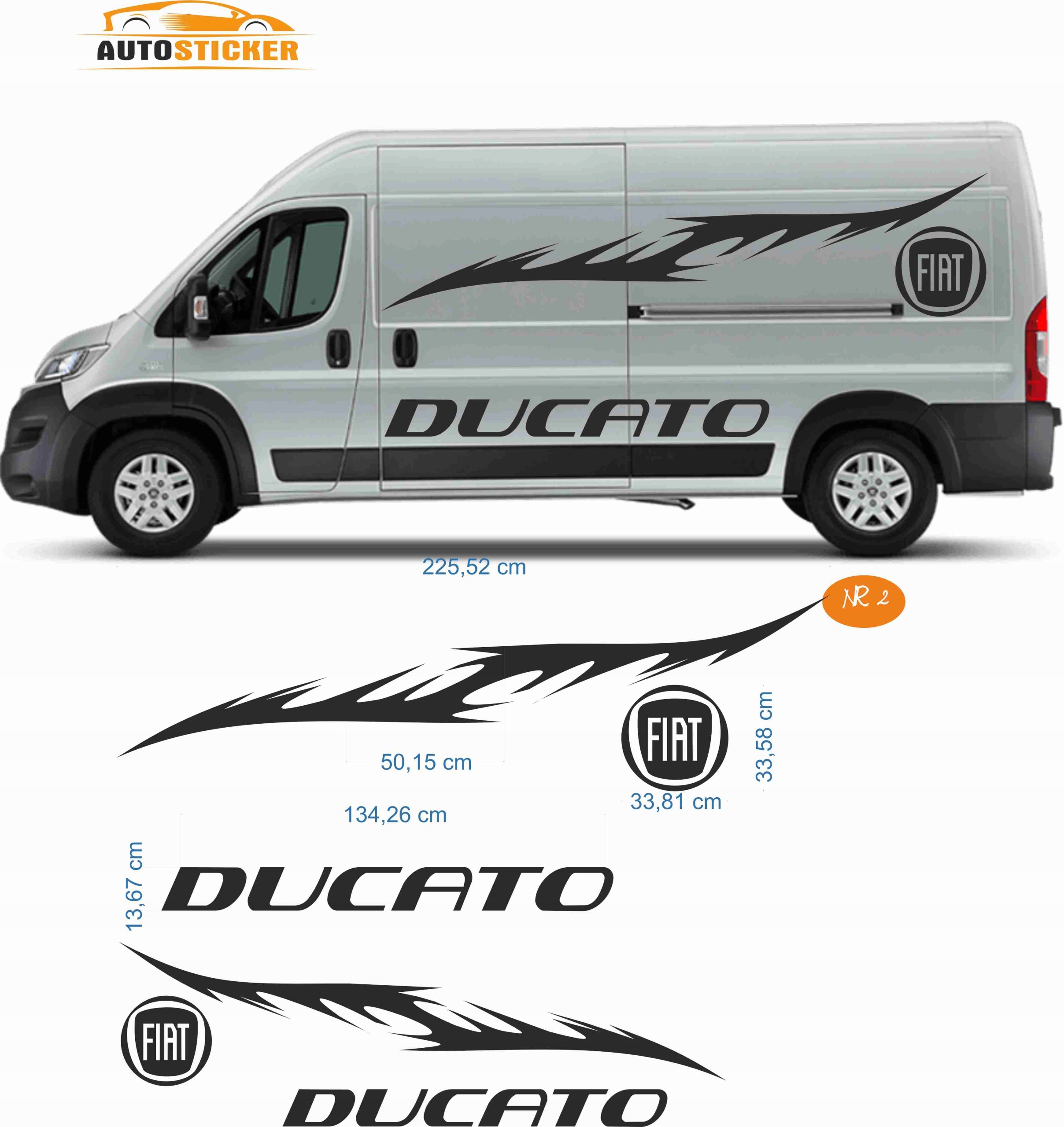 NAKLEJKI NAKLEJKA OKLEINA WLEPY BUS FIAT DUCATO