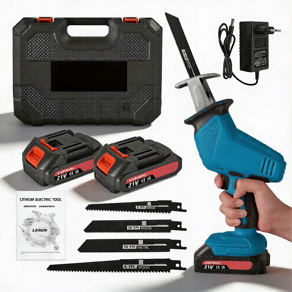 Pila Ocaska Akumulátorová Pila 21V 4 Čepele 3800 Rpm Na Dřevo