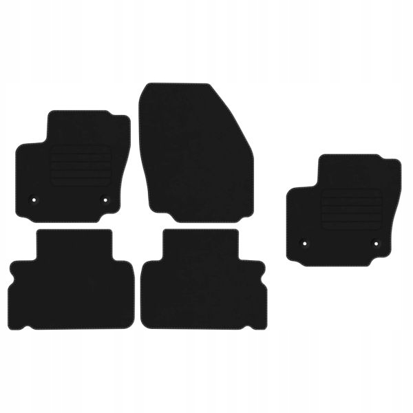 Ford Galaxy II 2012 – 2014 velurové koberce Std 4+1