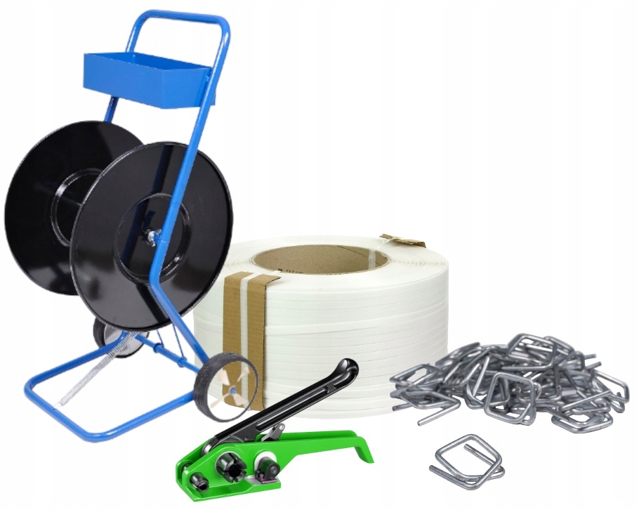 TAŚMA ZESTAW NAPINACZ DO SPINANIA BANDOWANIA PALET