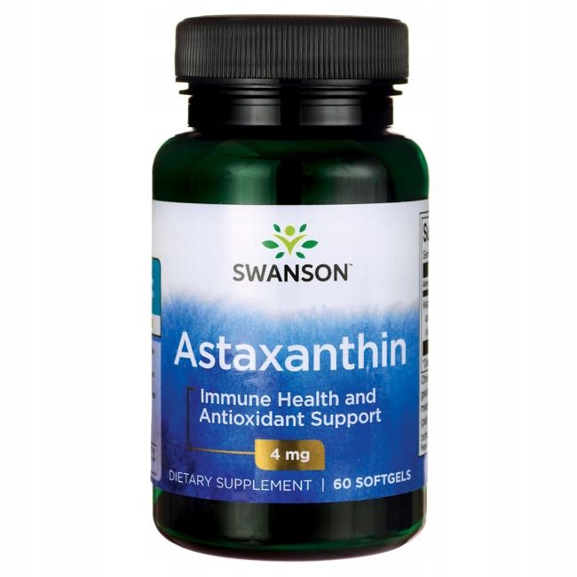

Swanson Astaksantyna 4mg Antyoksydant Astaxantin