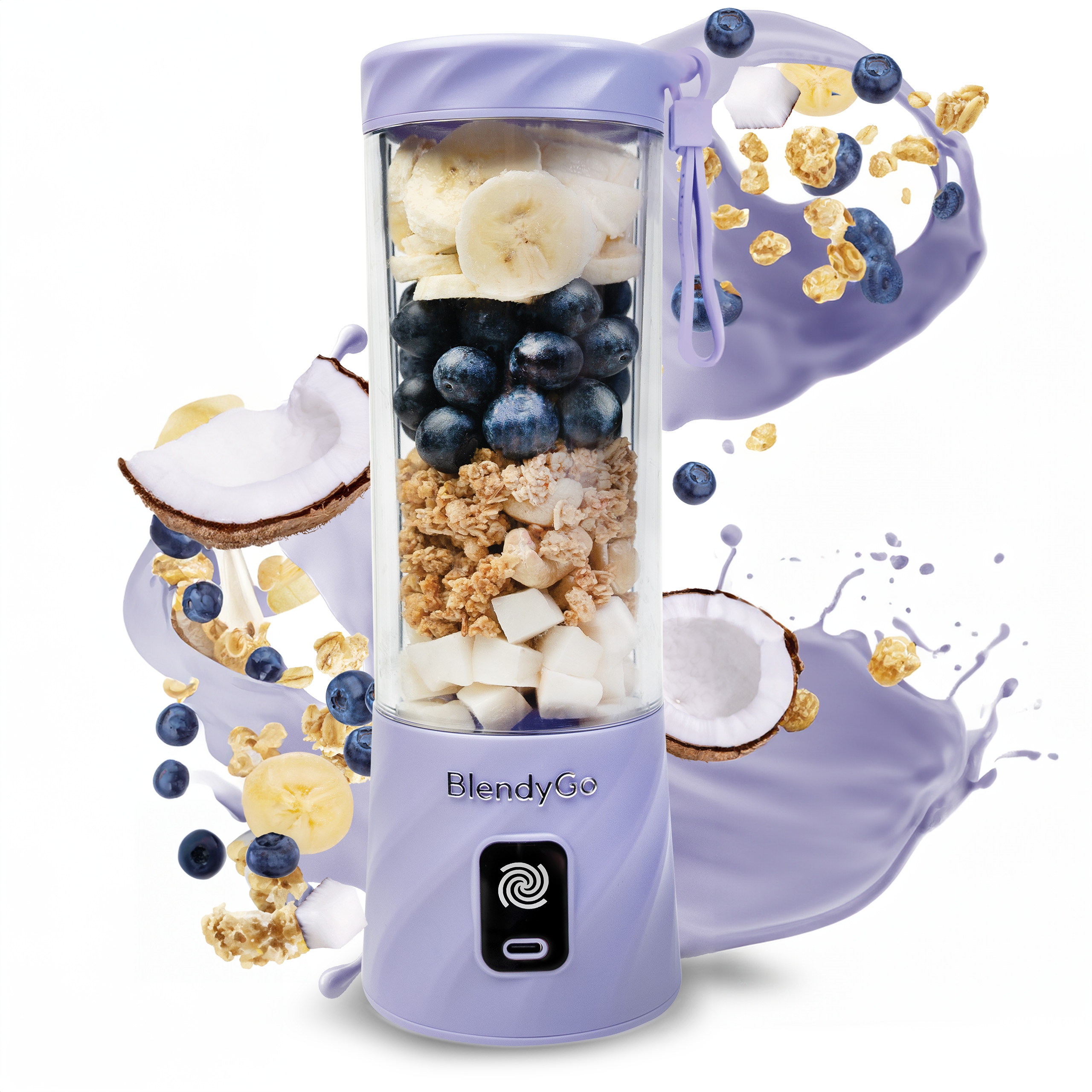 Přenosný mixér BlendyGo – 3 mini mixéry na smoothie, led a mražené ovoce