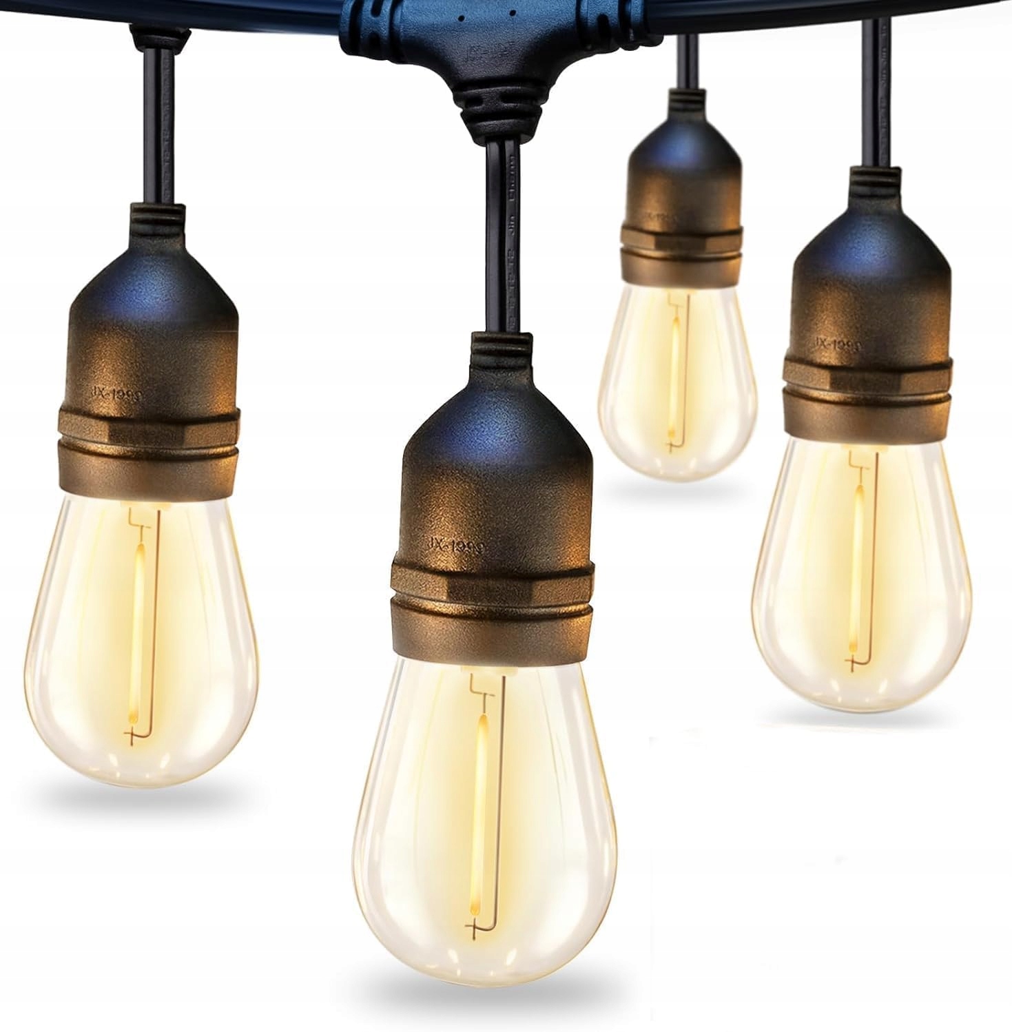 Dotrvmp Led světelná girlanda S14 15M vintage odolná proti rozbití IP65