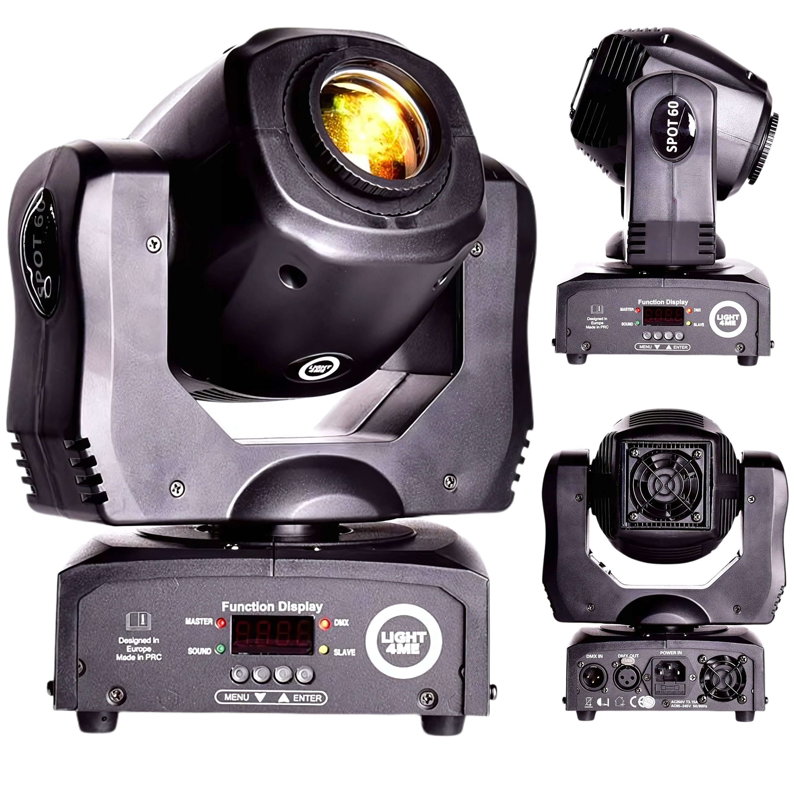 Pohyblivá Hlava Led Jevištní Osvětlení LIGHT4ME Mini Spot 60 Mkii